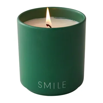 Design Letters scented cande Ø8 cm - Smile-grass 绿色 - Design Letters