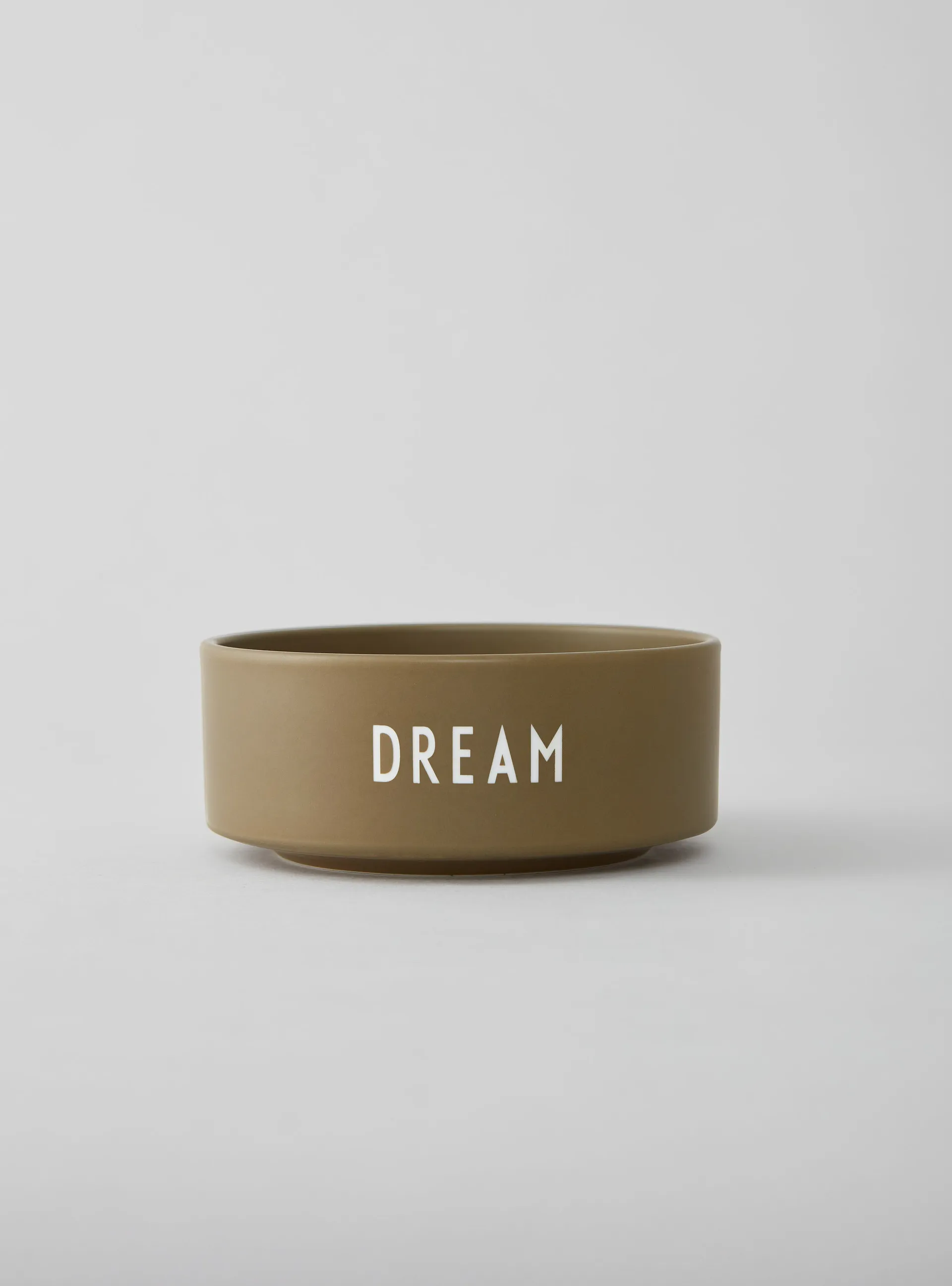 Design Letters snack 碗 Ø12 cm, Dream-olive 绿色 Design Letters