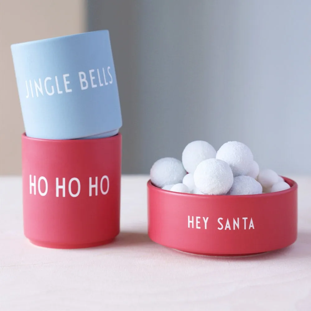 Design Letters snack 碗 Ø12 cm, Santa-faded 玫瑰色 Design Letters