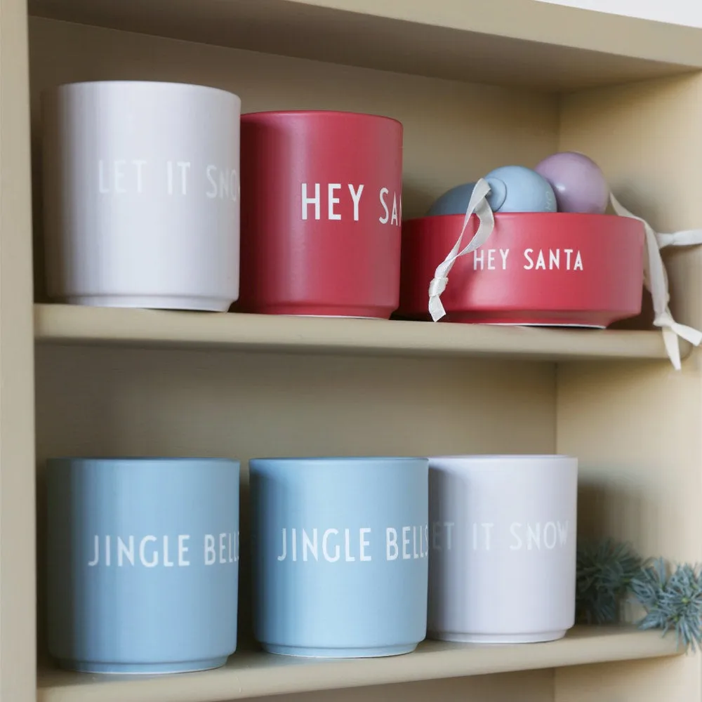 Design Letters snack 碗 Ø12 cm, Santa-faded 玫瑰色 Design Letters