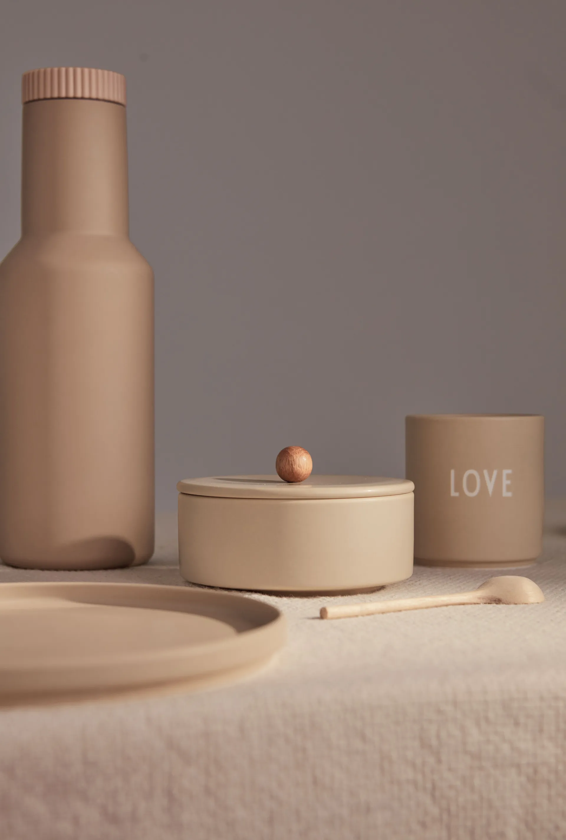 Design Letters storage 碗  25 cl, 米色 Design Letters