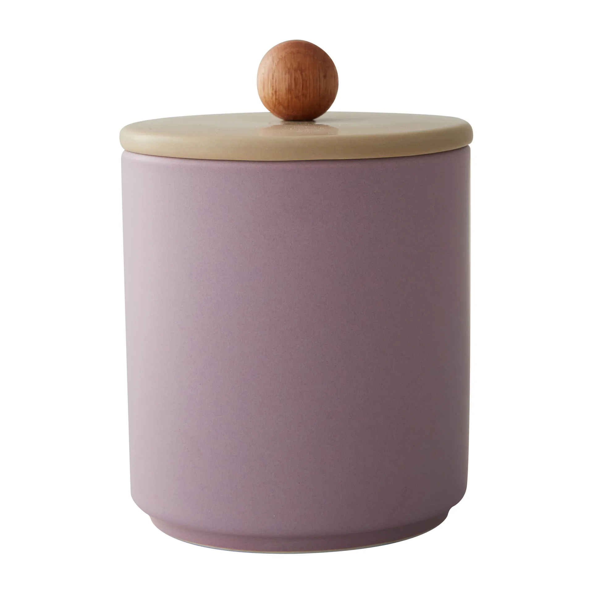 Design Letters storage jar 25 cl, Lavender/米色 Design Letters