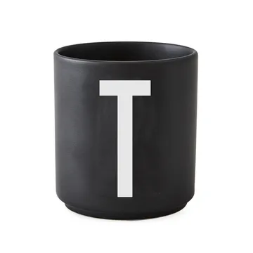 Design Letters黑色杯 - T - Design Letters