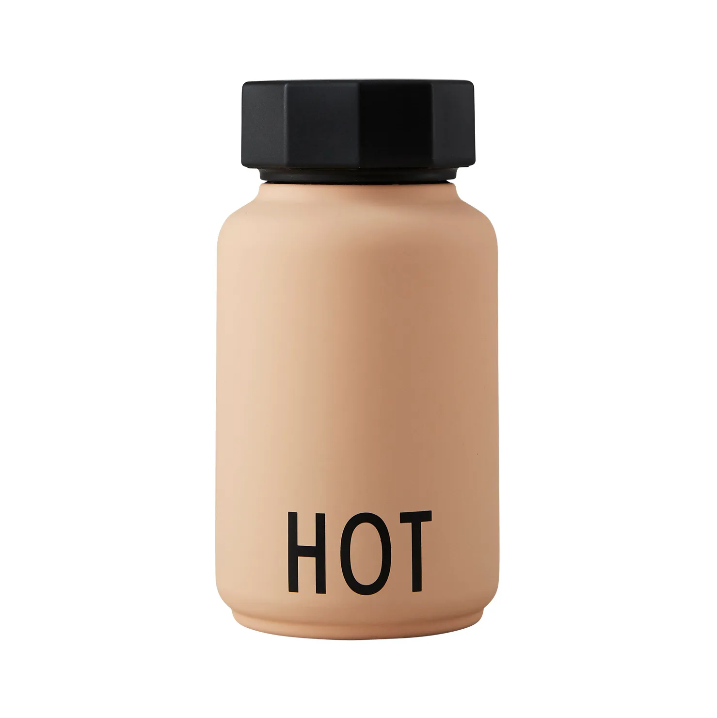 Design Letters thermal flask small, Soft camel Design Letters