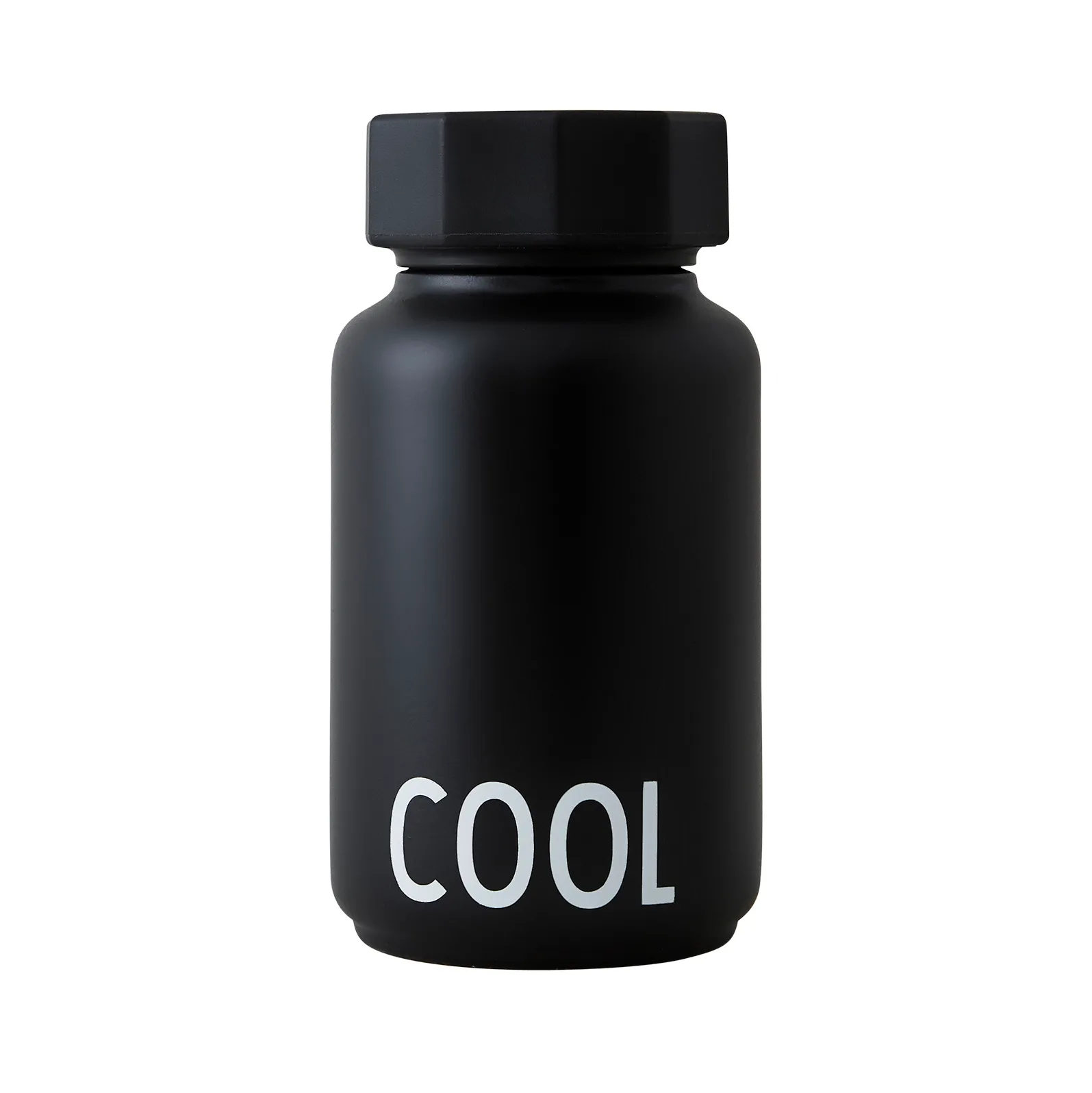 Design Letters thermal flask small, 黑色 Design Letters