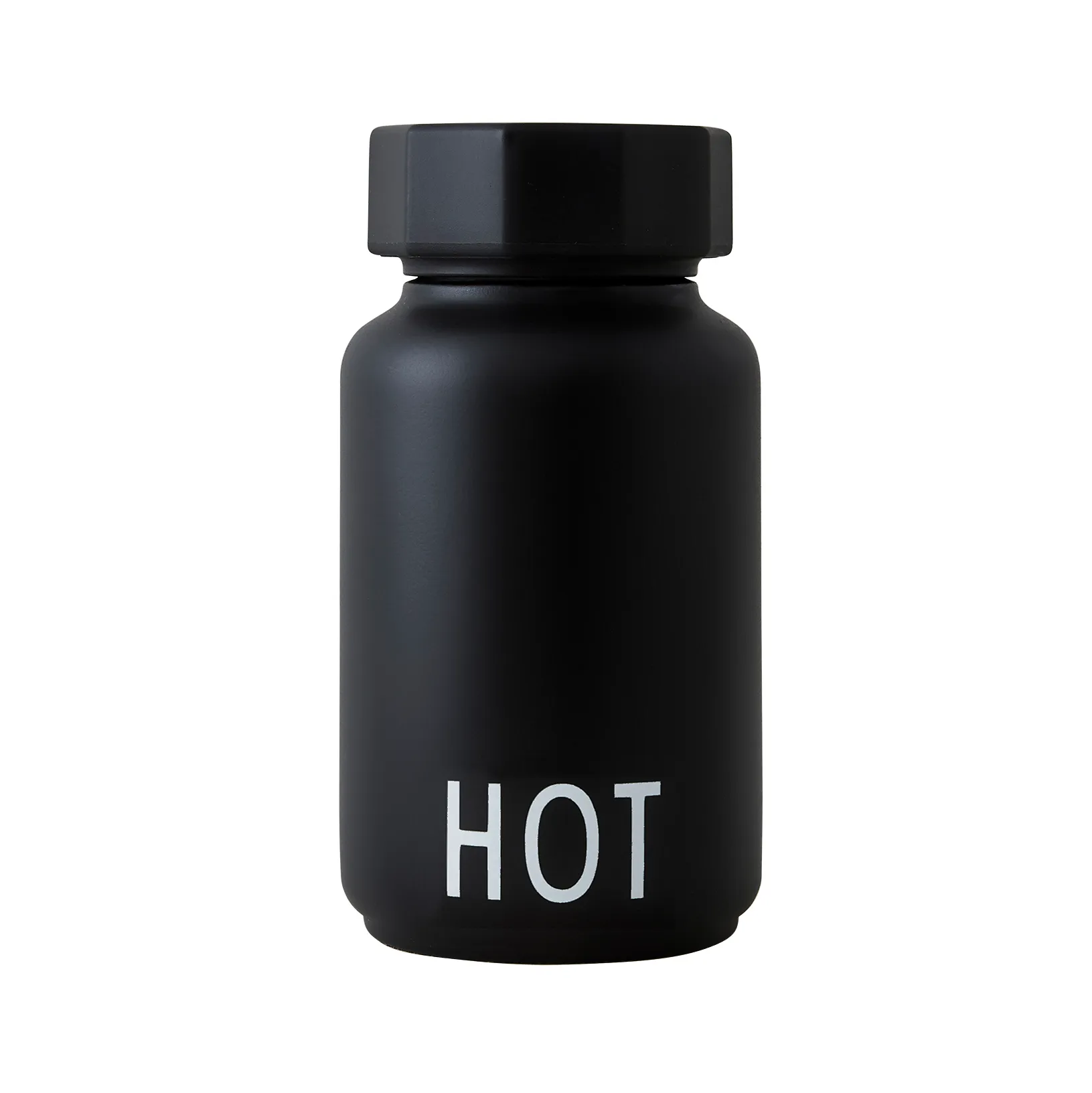 Design Letters thermal flask small, 黑色 Design Letters