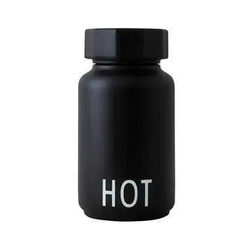 Design Letters thermal flask small - 黑色 - Design Letters