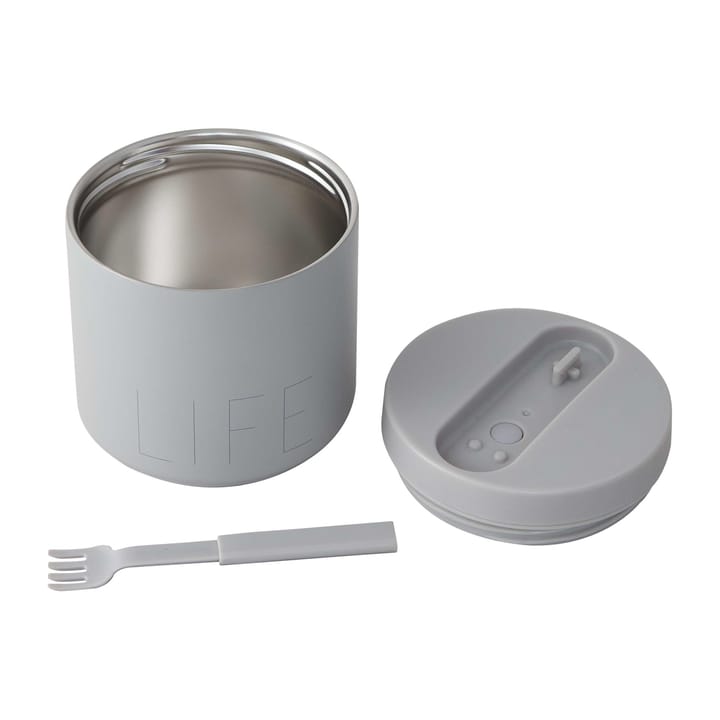 Design Letters thermos-box 大, Life-灰色 Design Letters