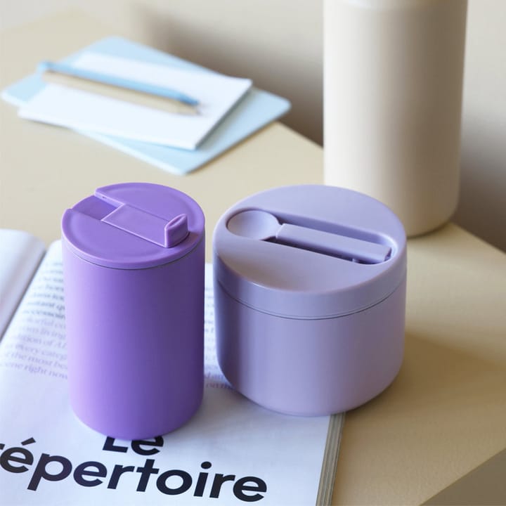 Design Letters thermos-box 小, 薰衣草紫 Design Letters