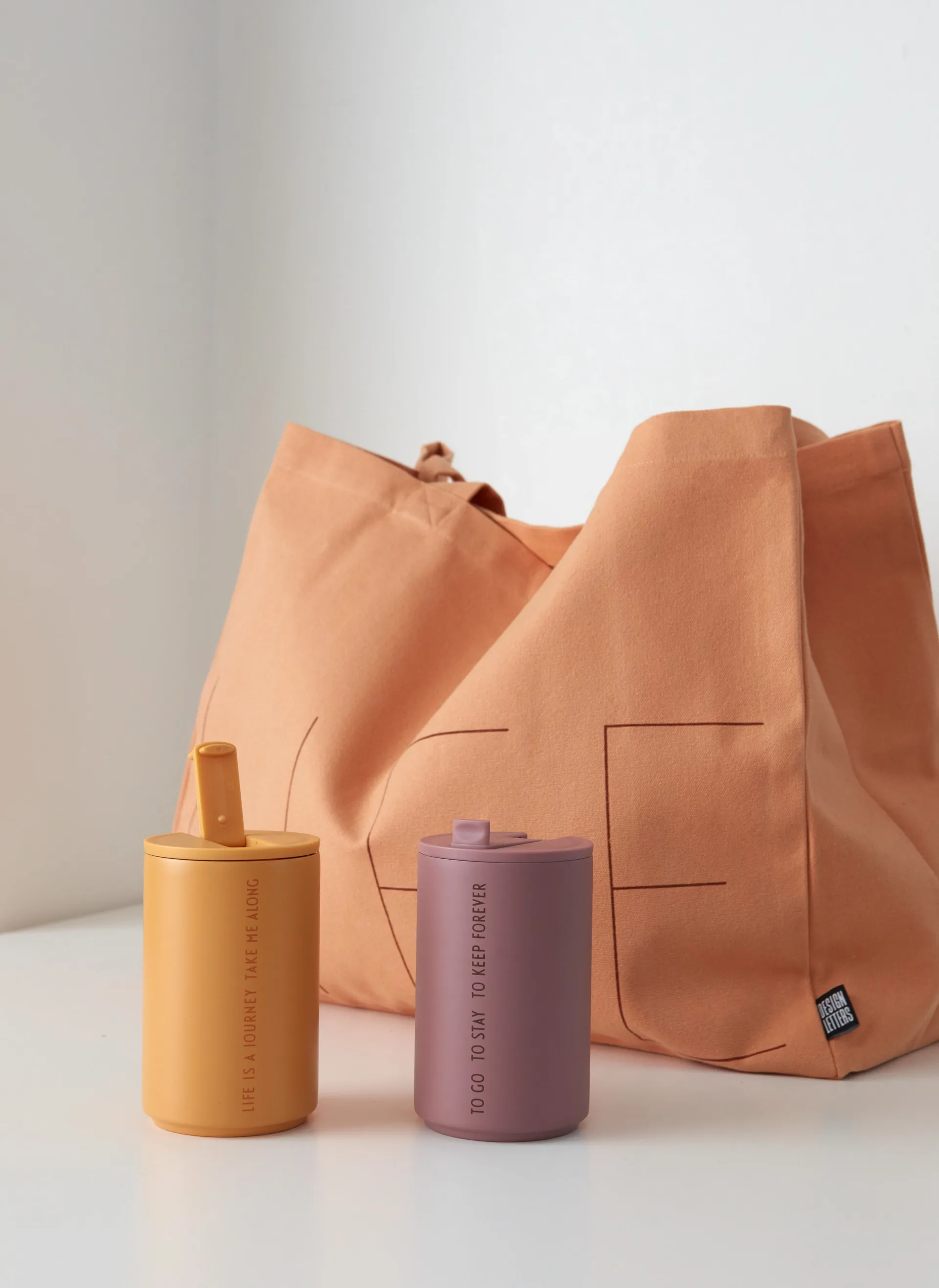 Design Letters 保温杯 马克杯, To Go (ash 玫瑰色) Design Letters