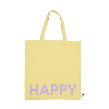 Design Letters Tote bag - 黄色-粉色 - Design Letters