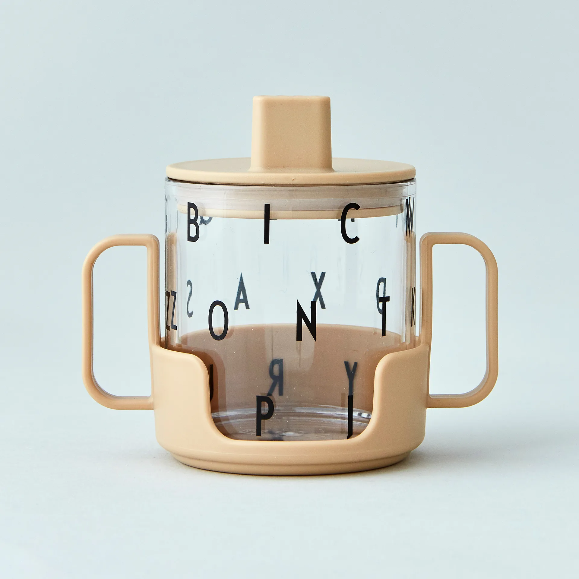 Design Letters tritan玻璃杯手柄, 米色 Design Letters