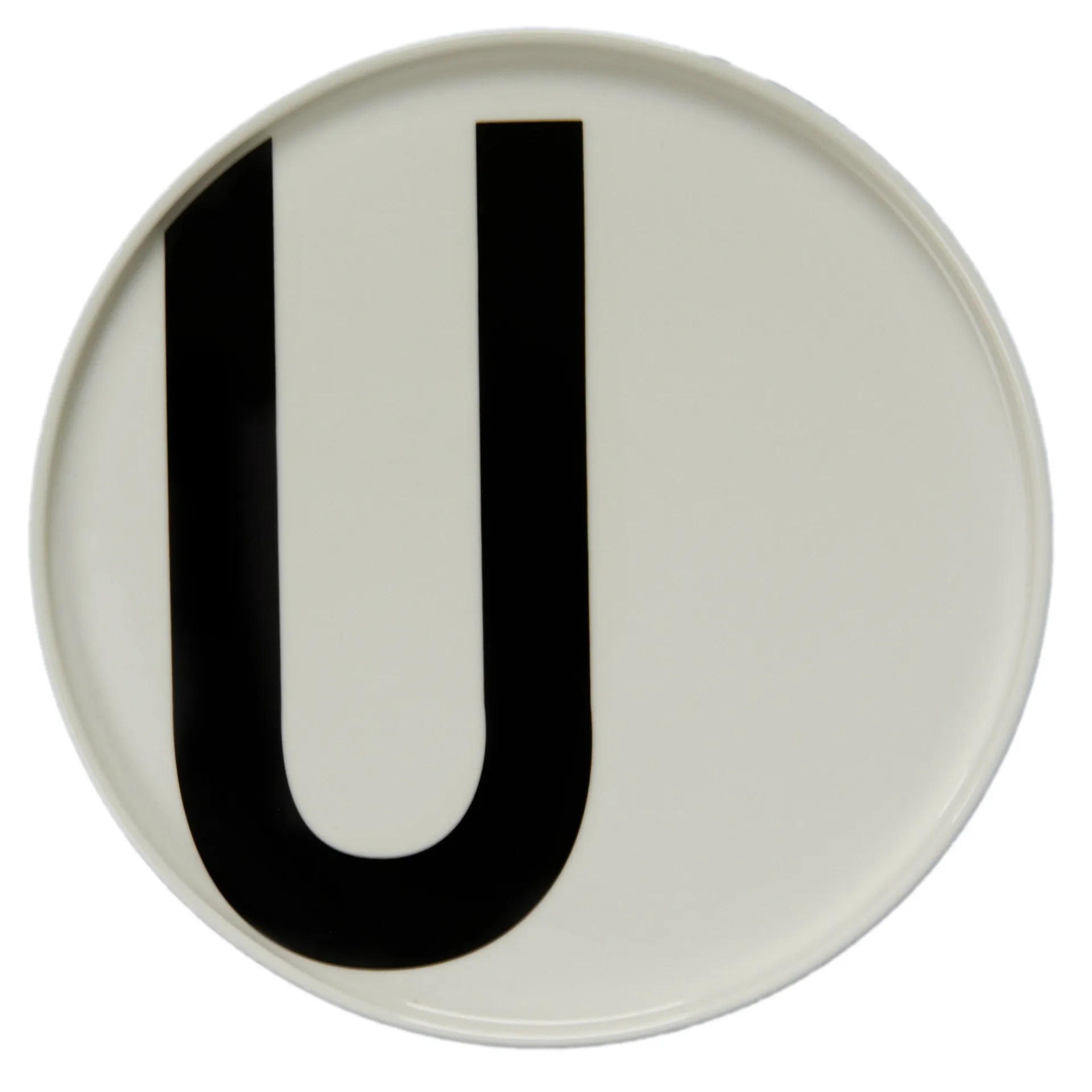 Design Letters 盘子, U Design Letters