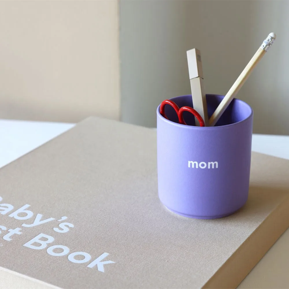 Design Letters VIP favourite 杯子 25 cl, 紫丁香, Mom Collection Design Letters