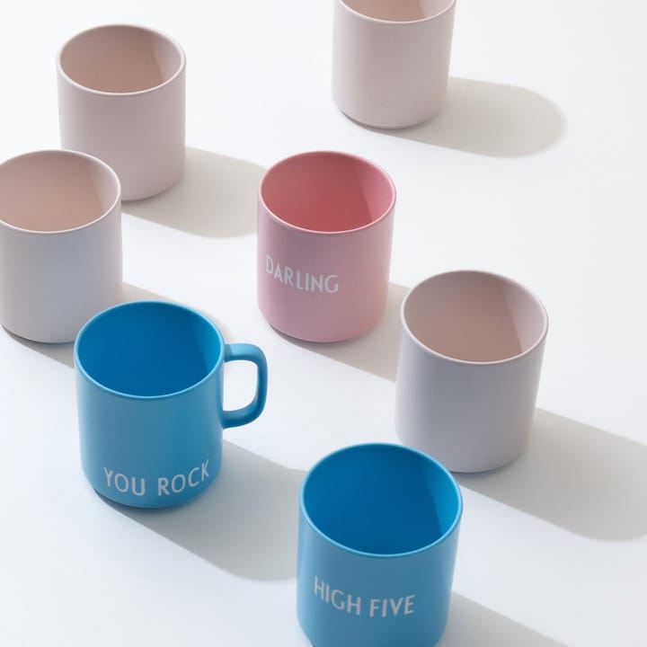 Design Letters VIP favourite 杯子 带把手 25 cl, You rock Design Letters