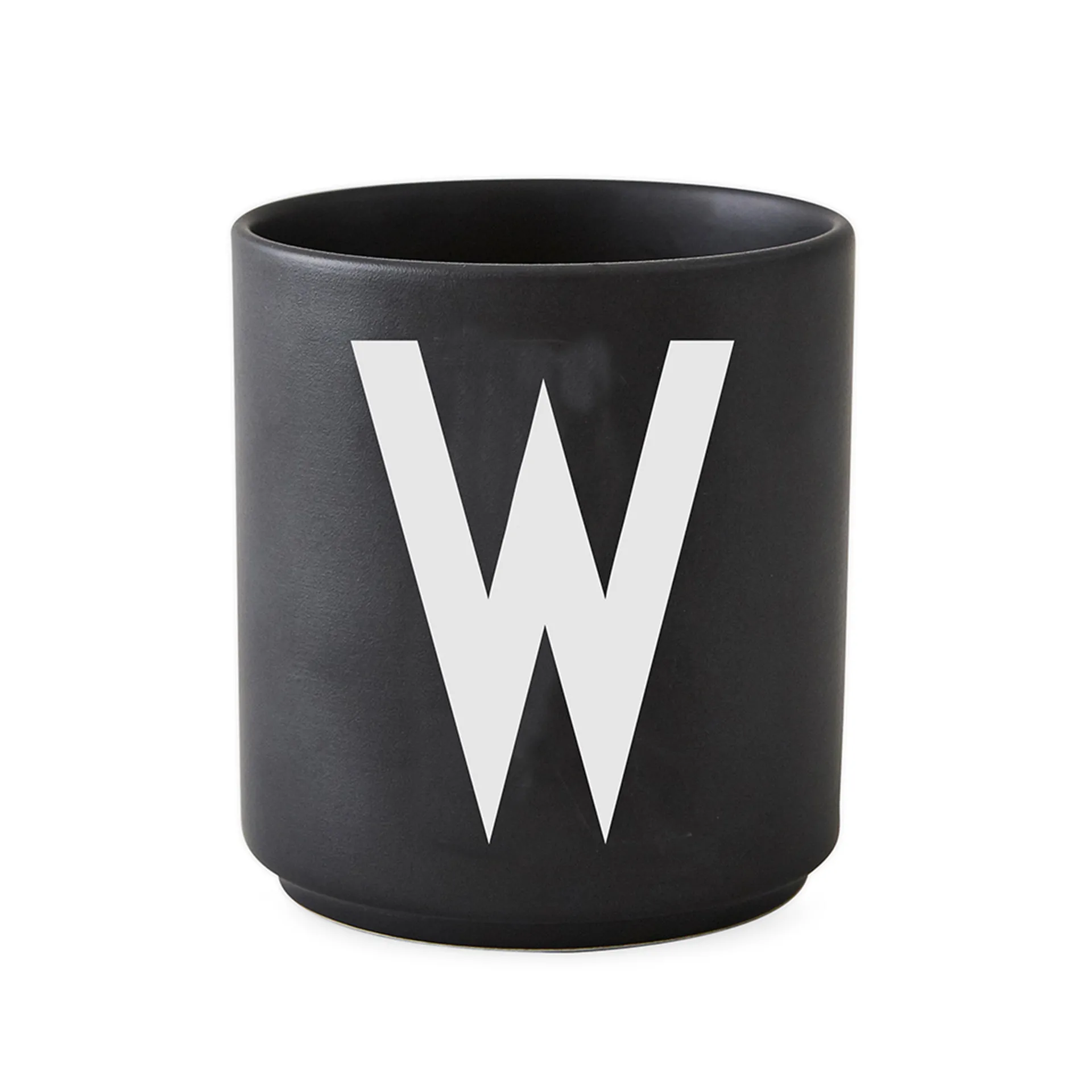 Design Letters黑色杯, W Design Letters