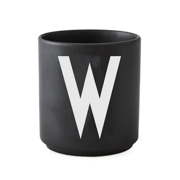 Design Letters黑色杯 - W - Design Letters