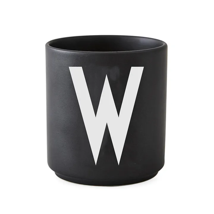 Design Letters黑色杯 - W - Design Letters
