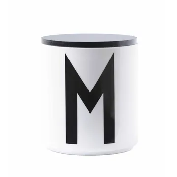 Design Letters wooden cap Ø 11,5 cm - 黑色 - Design Letters