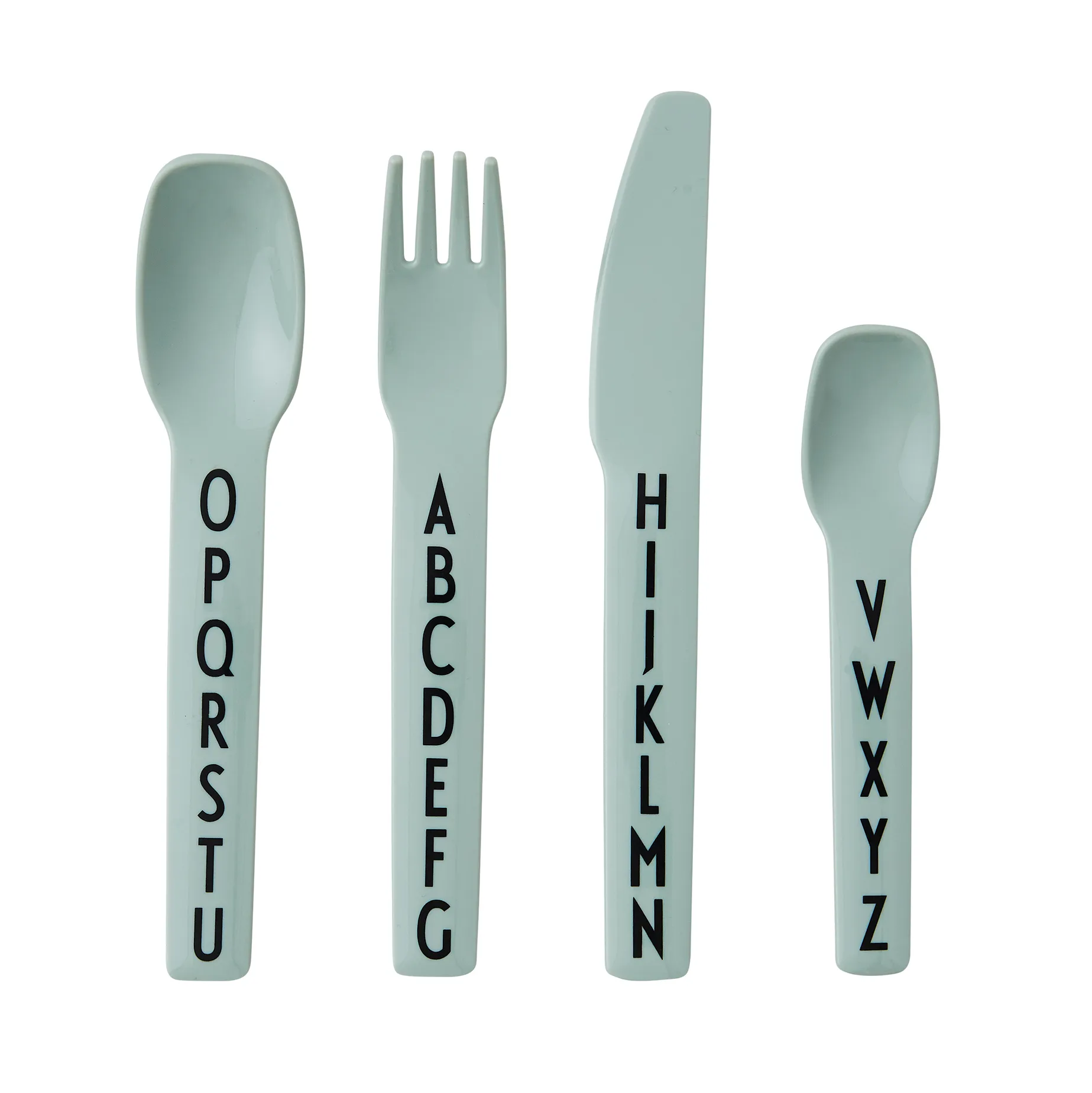 Design Letters 儿童密胺餐具, 绿色 Design Letters