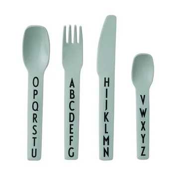 Design Letters 儿童密胺餐具 - 绿色 - Design Letters