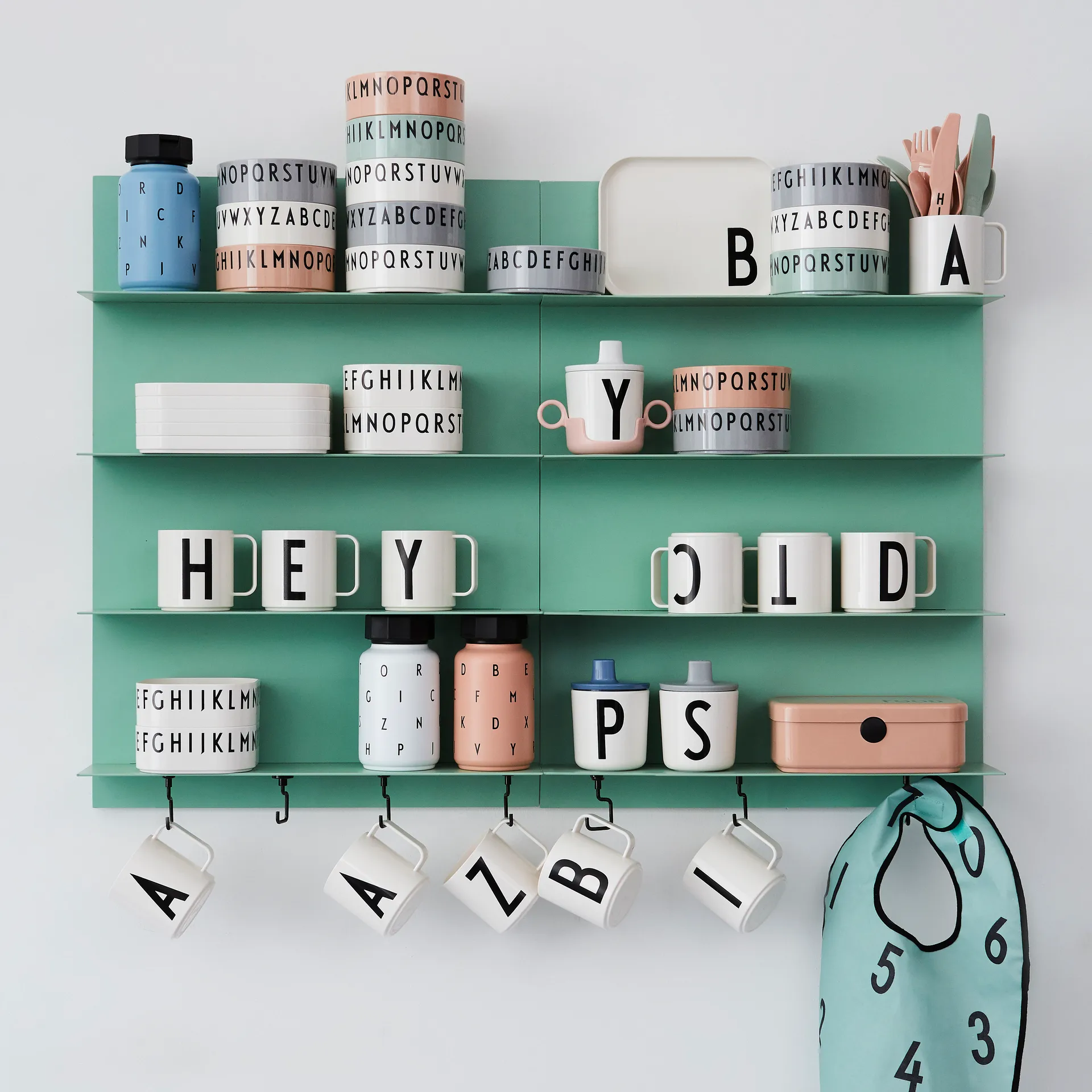 Design Letters 儿童密胺餐具, 裸色 Design Letters