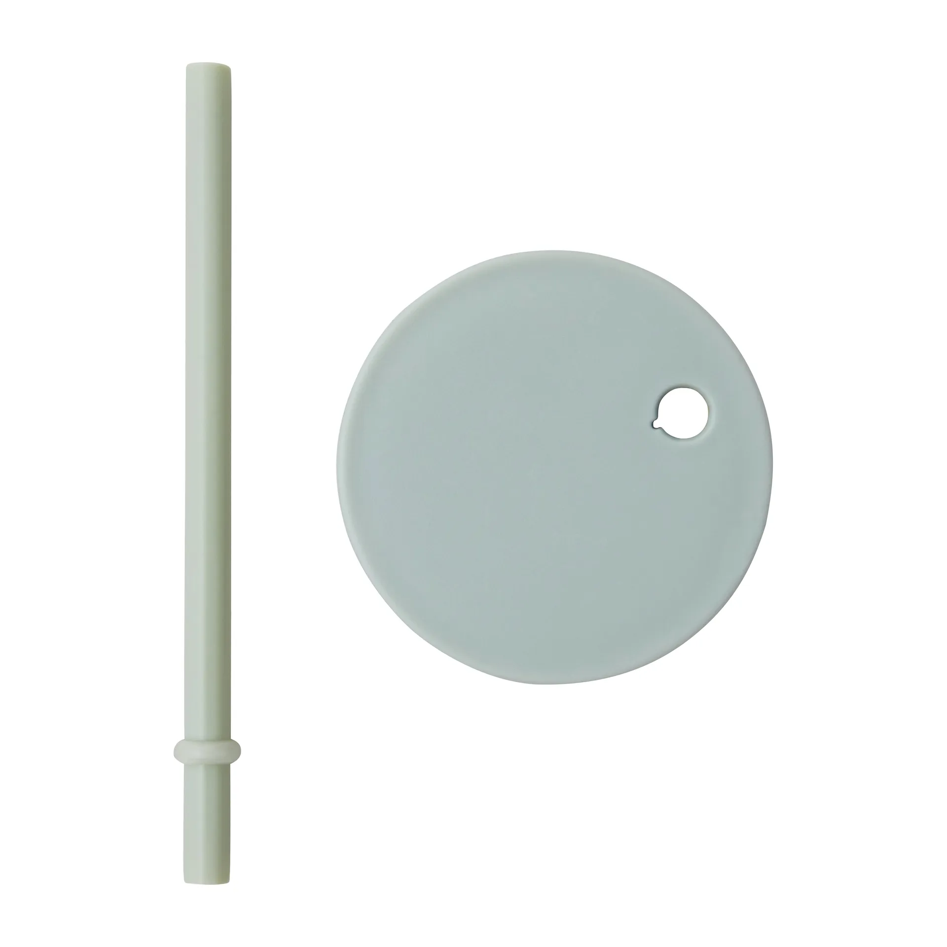 Design Letters 吸管(含盖子）, 绿色 Design Letters