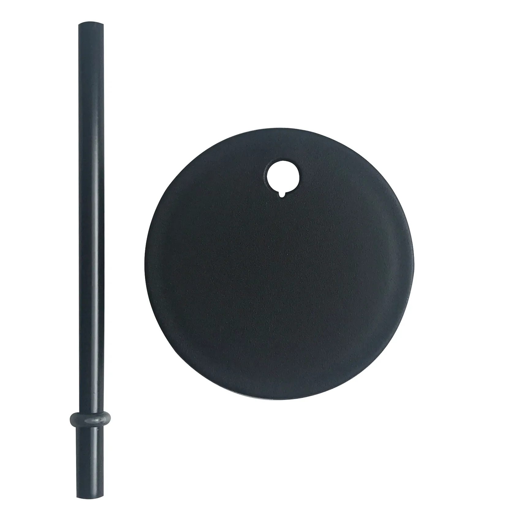 Design Letters 吸管(含盖子）, 黑色 Design Letters