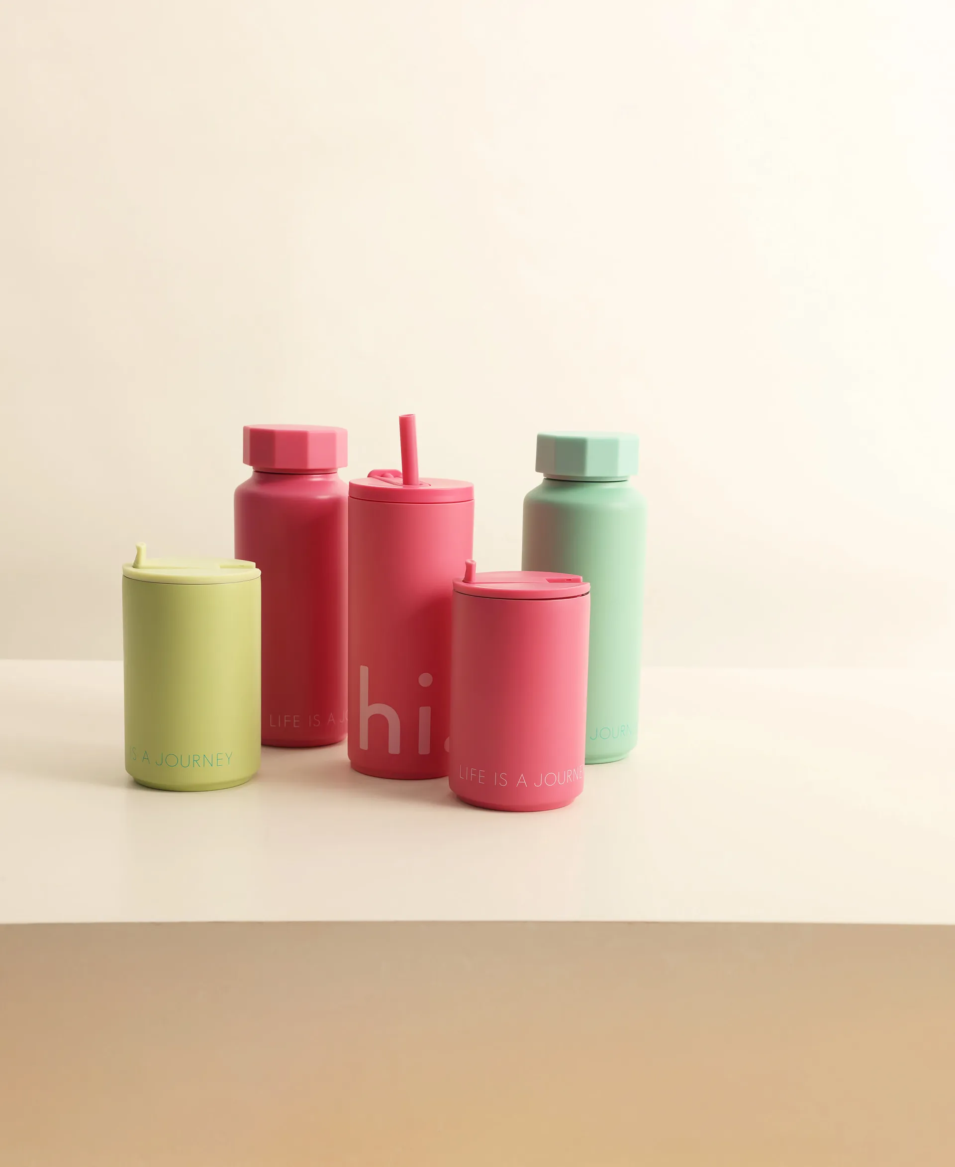Design Letters 特别版保温瓶, 清新绿 Design Letters