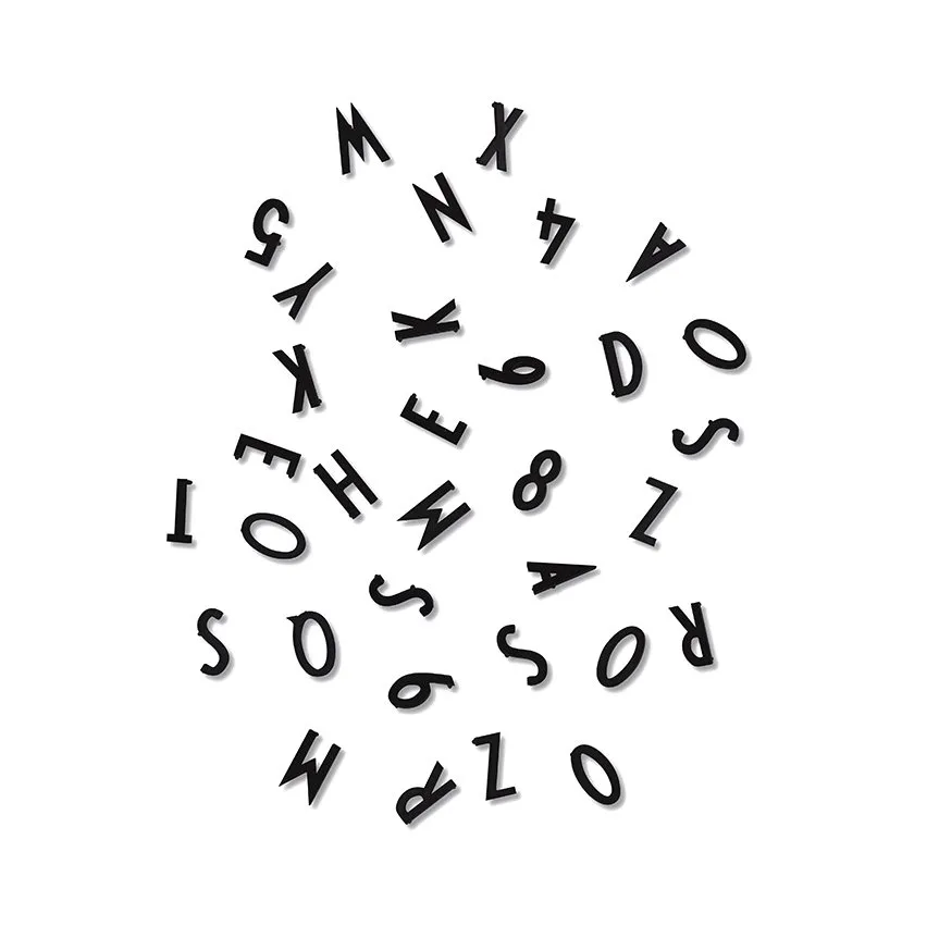 Design Letters 字母信箱, 黑色字母 Design Letters
