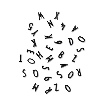 Design Letters 字母信箱 - 黑色字母 - Design Letters