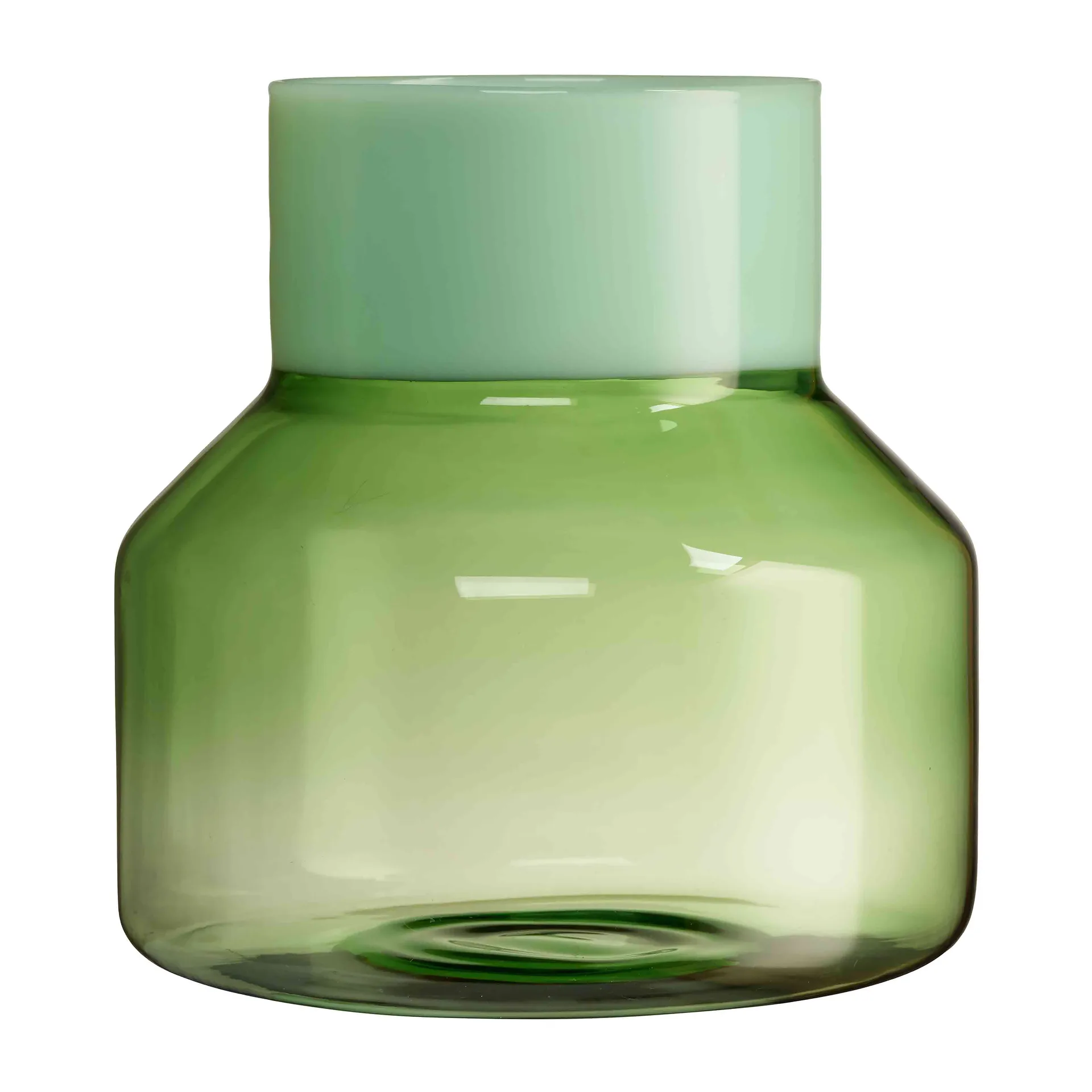 Generous 花瓶 大 Ø16.5 cm, Milky green-green Design Letters