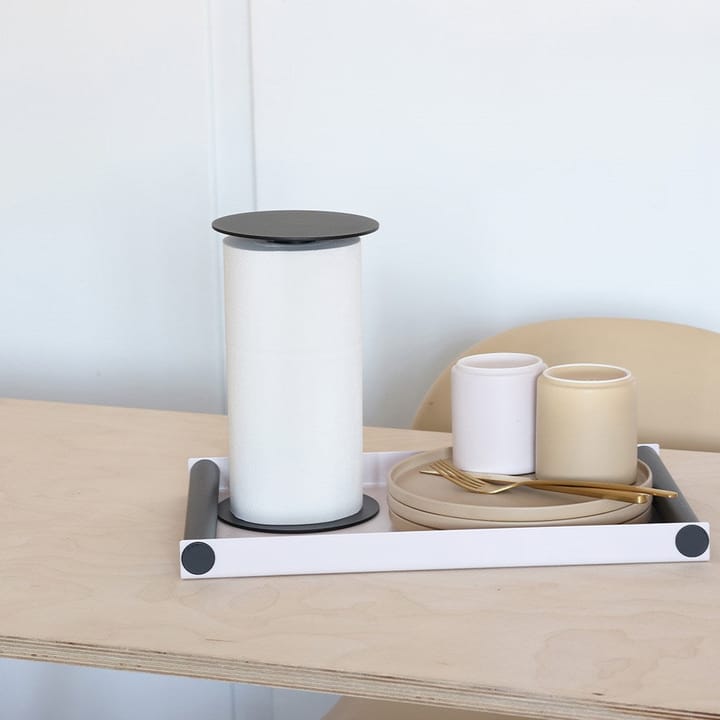 Rolling household paper 毛巾 holder 25 cm, 黑色 Design Letters