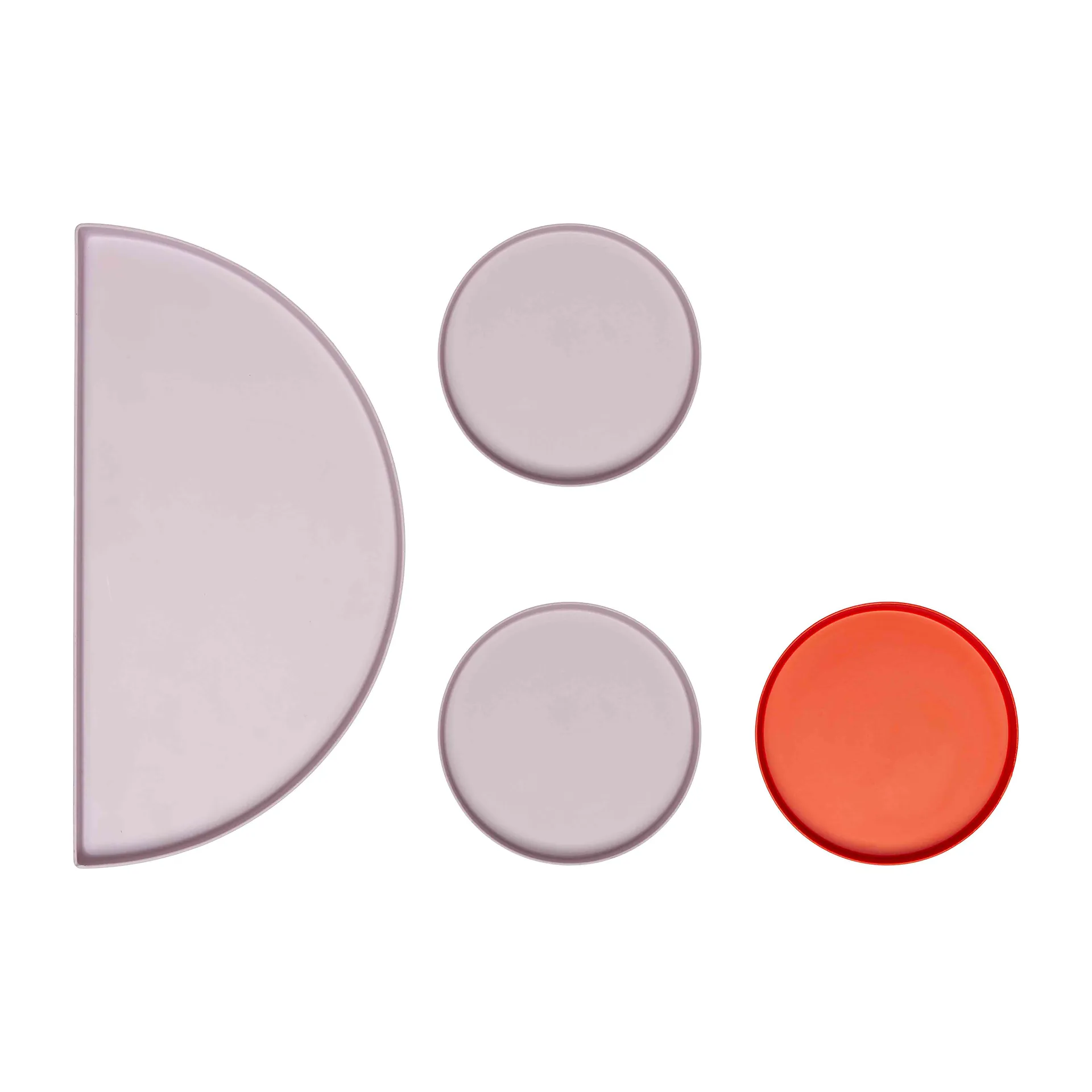 Treasure Trays 托盘组合 om 4, Lavender-terracotta Design Letters