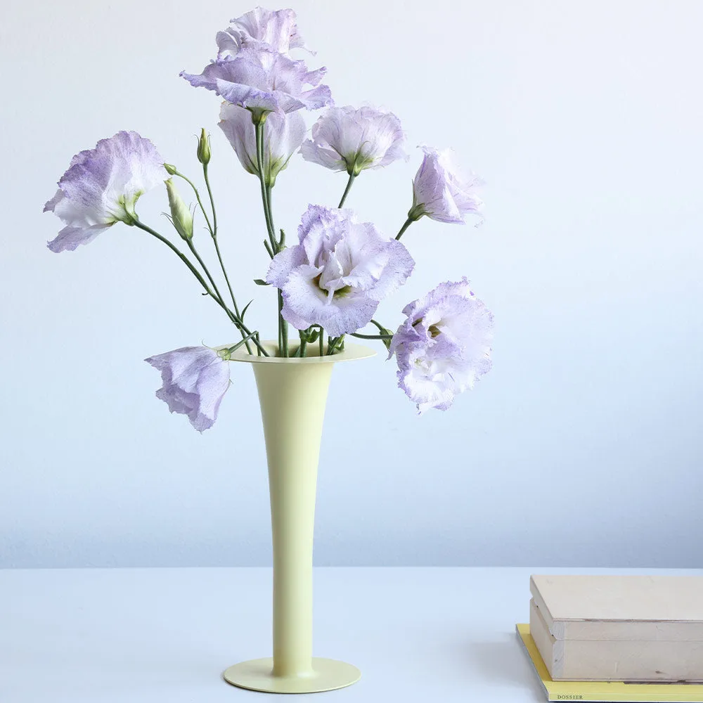 Trumpet 2-in-1 花瓶 和 烛台 24 cm, 黄色 Design Letters