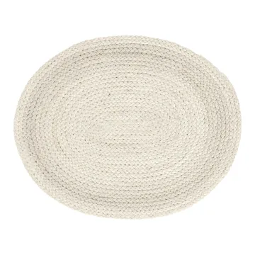 Braided 餐垫  oval - ivory - Dixie