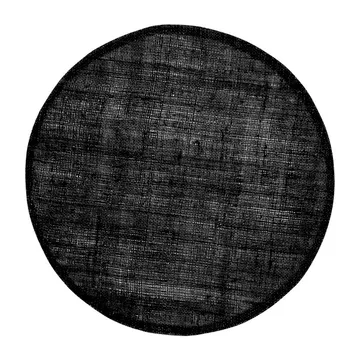 Dixie linen 餐垫  round - 黑色 - Dixie