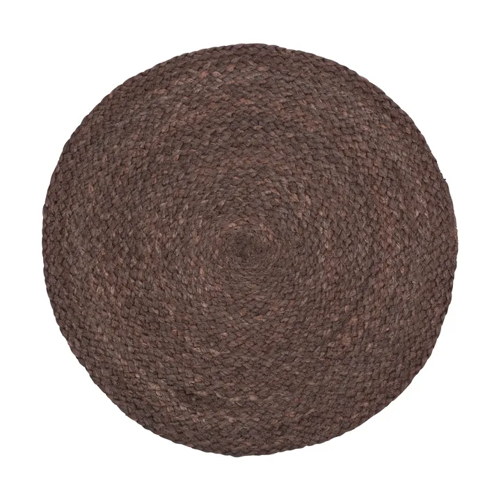 Elin 餐垫 Ø38 cm - 咖啡色 - Dixie