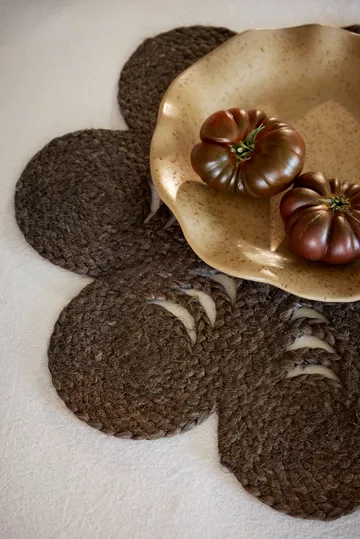 Elin 餐垫 anemone Ø40 cm - 咖啡色 - Dixie