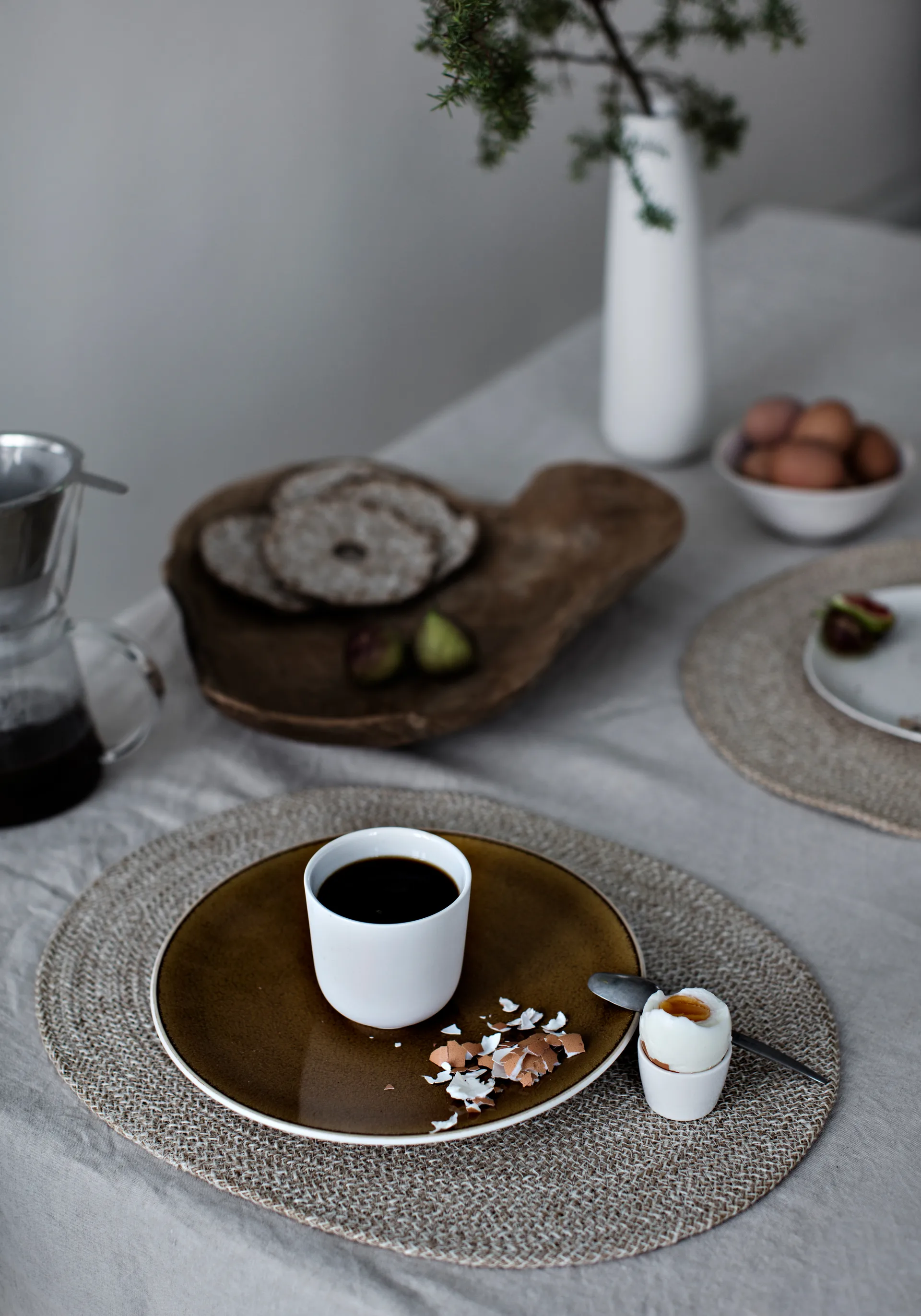 Ella 餐垫 oval, 米色 Dixie