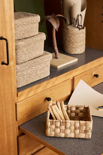 Emil square 篮子 （含盖子） 3-piece - 原色/自然色 - Dixie