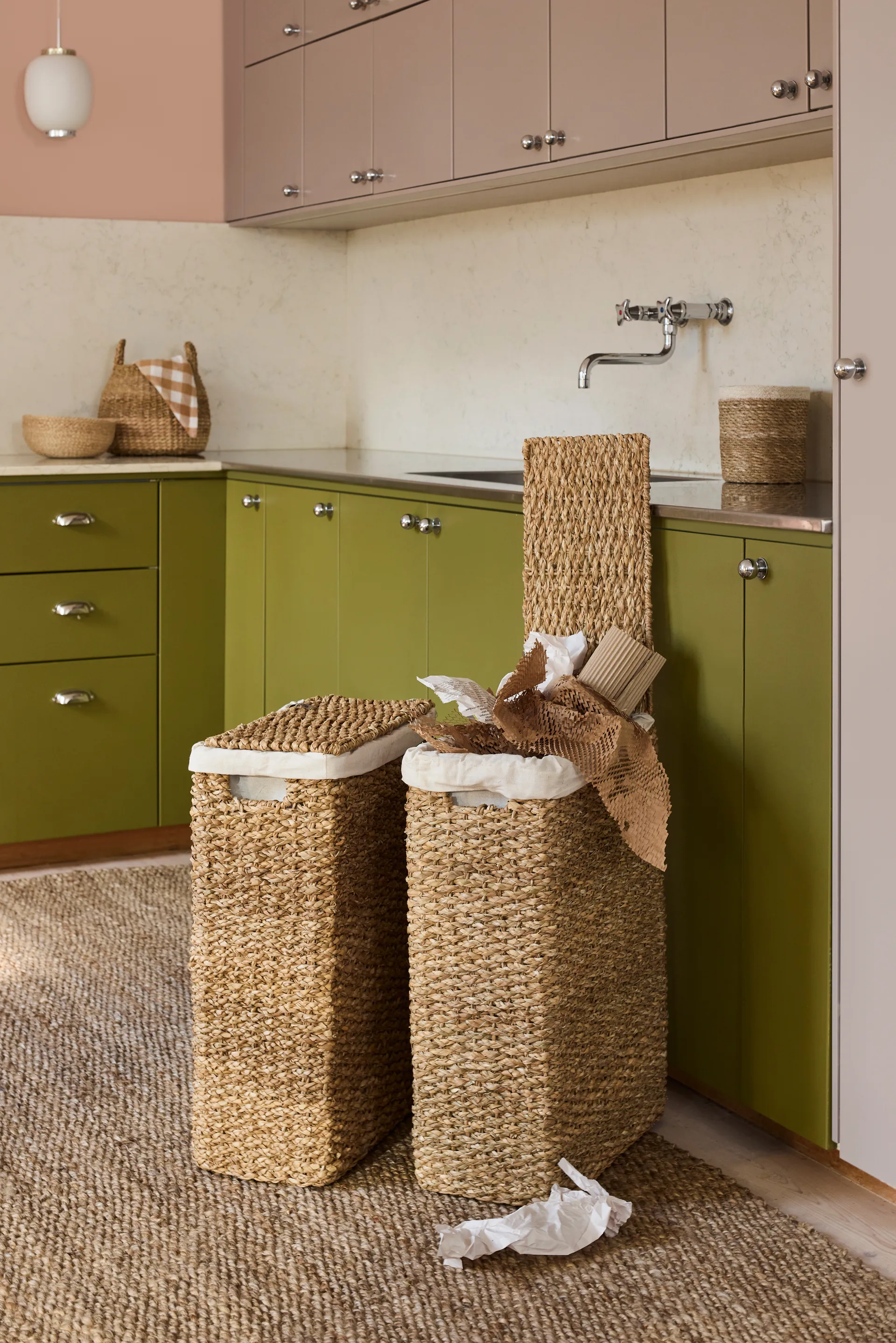 Esther braided laundry 篮子 nature, 58 cm Dixie