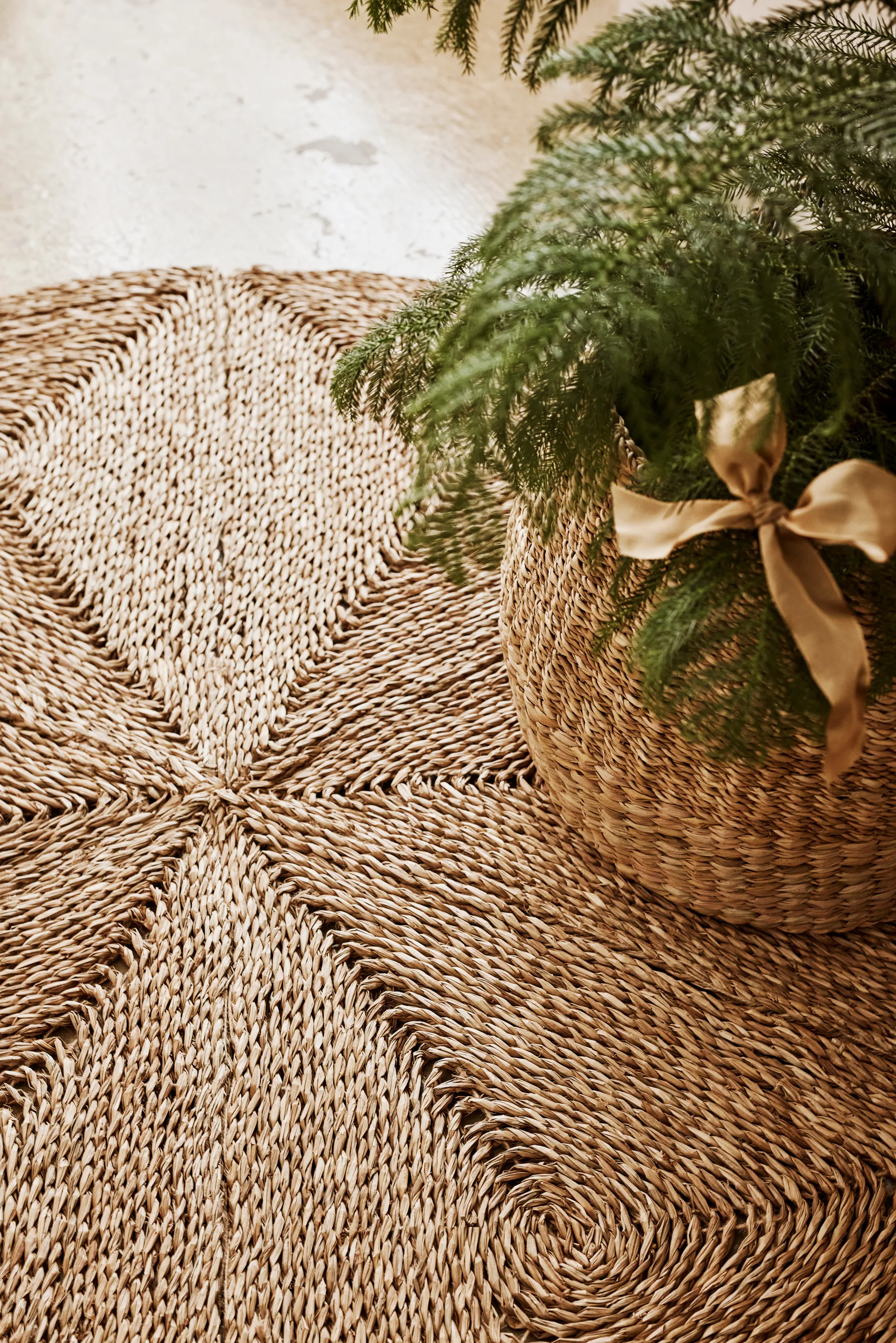 Esther Star 地毯 Ø120 cm, 原色/自然色 Dixie