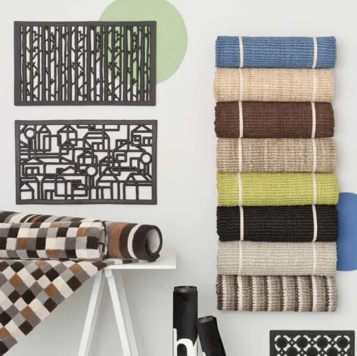 Jute 门垫  black, 70x120 cm Dixie