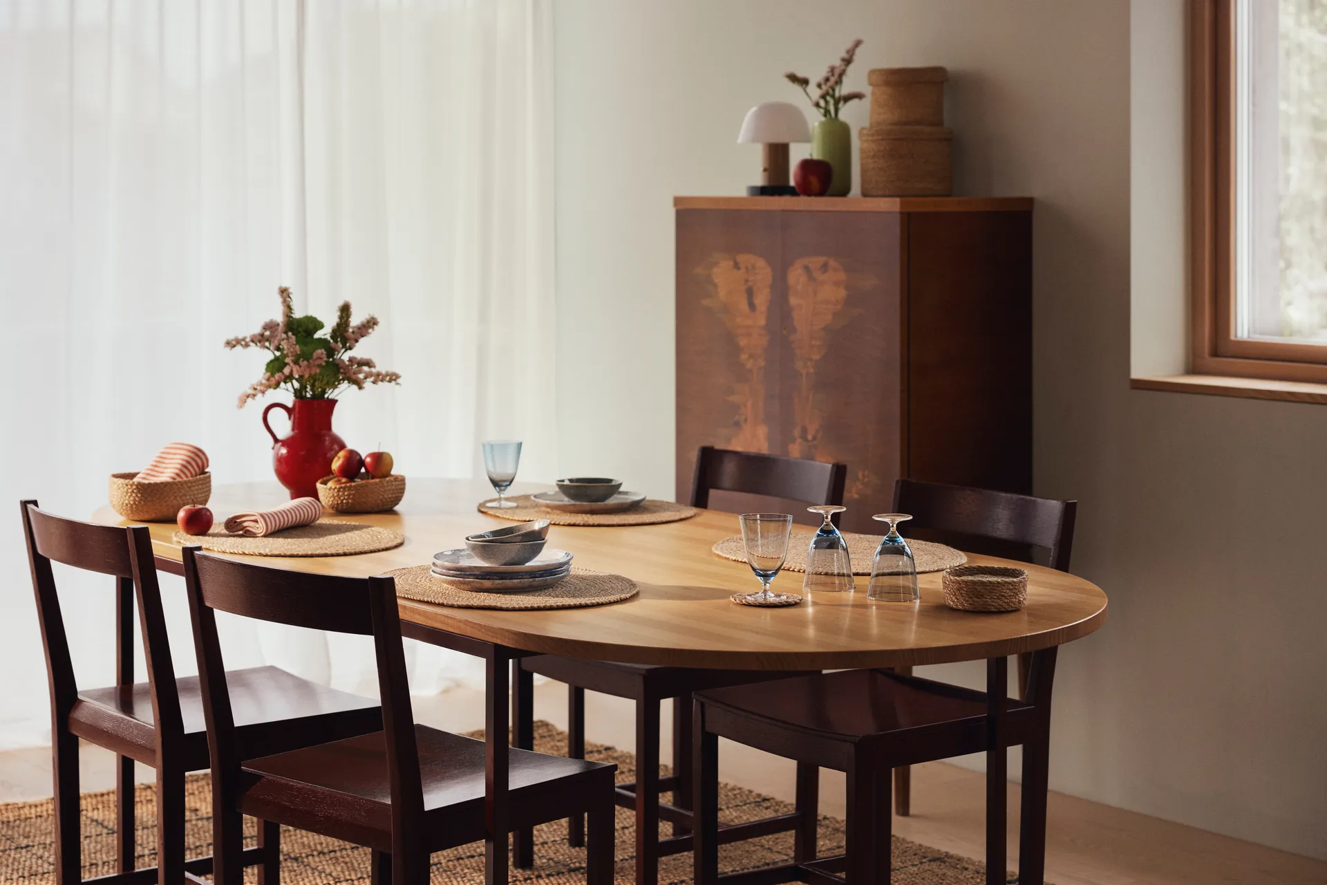 Jute Braided 餐垫  Ø38 cm, nature Dixie