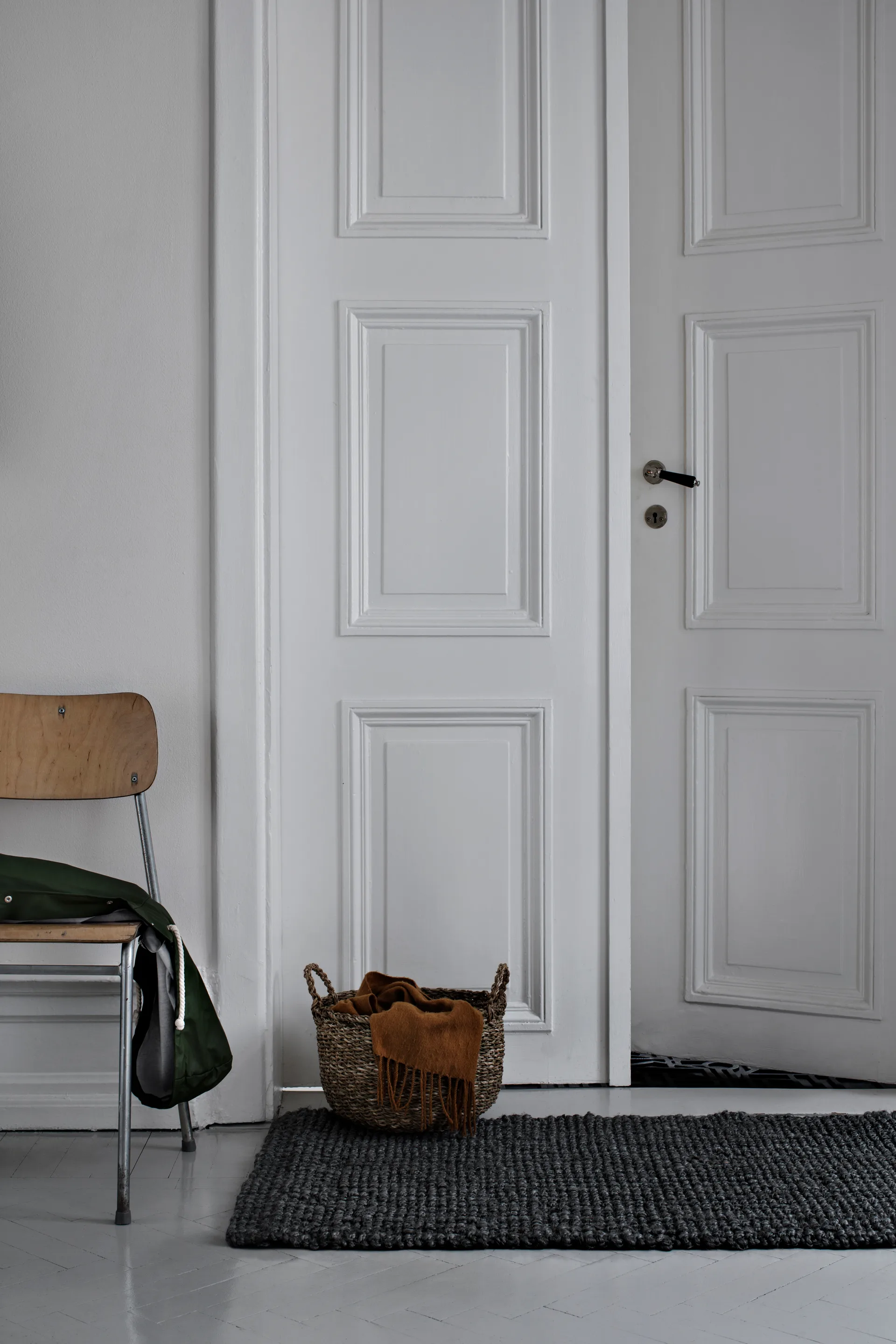 Jute 地毯 dark grey, 70x120 cm Dixie