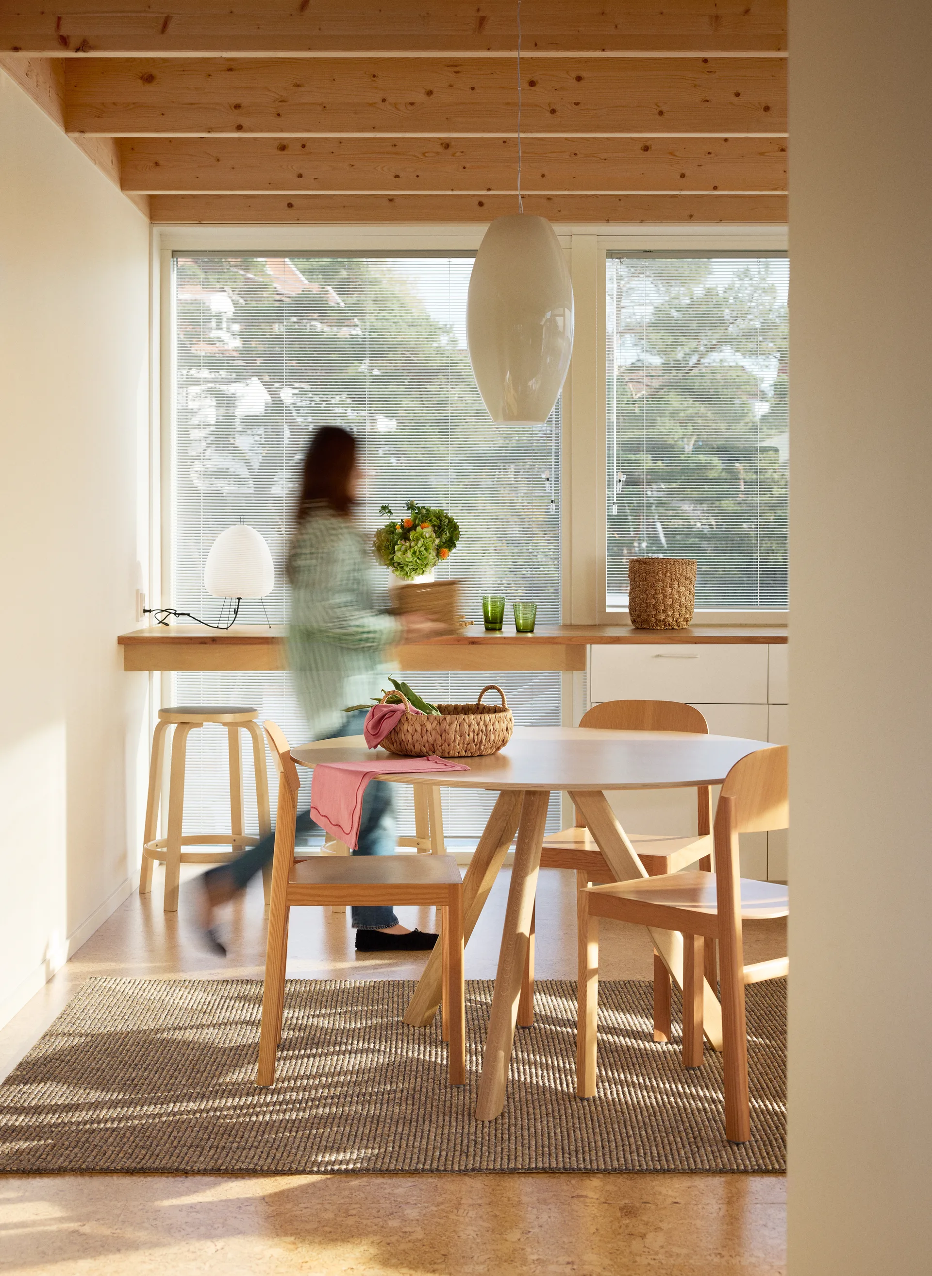 Lily 篮子 带把手 2件, 原色/自然色 Dixie