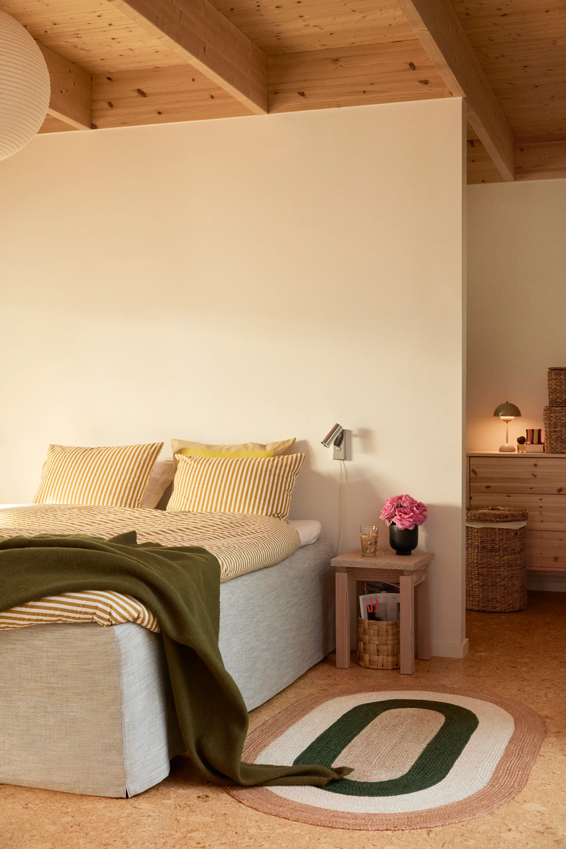 Lily cylinder panama storage baskets 3件, 原色/自然色 Dixie