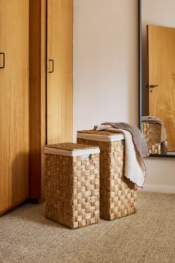 Lily rectangular 洗衣篮, 2件 - 原色/自然色 - Dixie