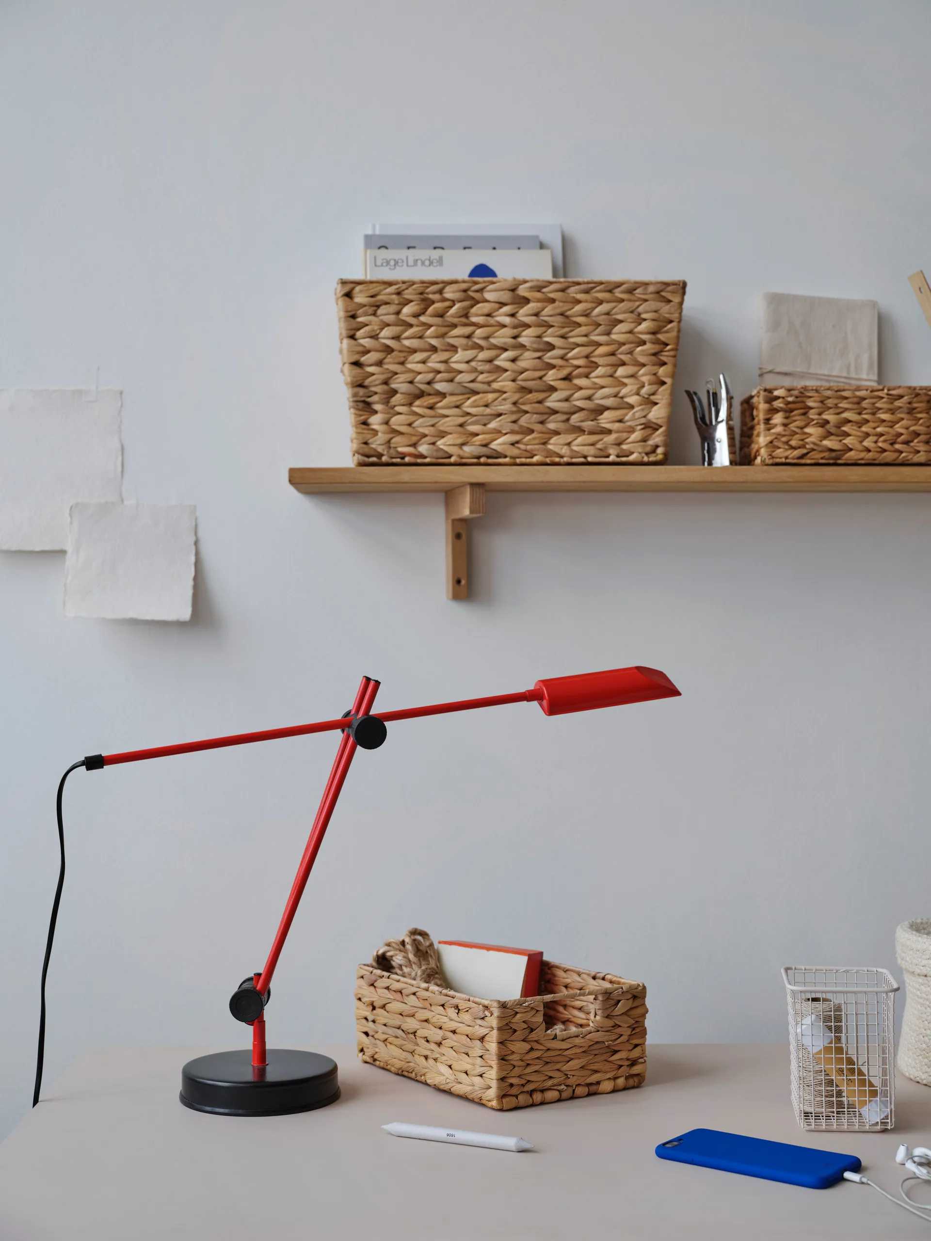 W.Hyac wall basket, nature Dixie